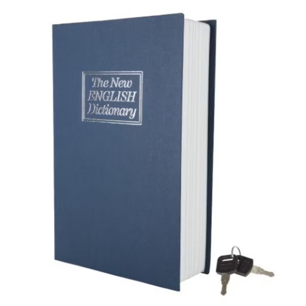 Diversion Book Safe, 1.8 lb, Key Lock, Fleming Supply, Mfr#: 283784BPT